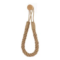 Porte serviette adhésif corde EASY CHIC 14x30x4cm