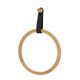 Porte serviette anneau bambou adhésif noir EASY CHIC 21x29x4cm