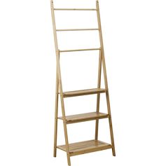 Porte serviette tablette bambou 53x152x30.5cm