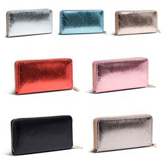 Portefeuille brillant 19x9.5x2.5cm