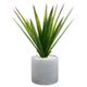 Plante artificielle Aloe Vera et pot céramique H 48cm