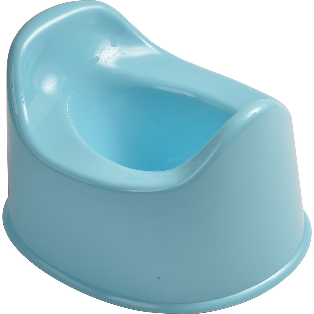 Pot bébé Pot Enfants Trainer Pot WC Siège de Toilettes Pot d'Apprentissage  avec Dossier Matériau PP Bleu