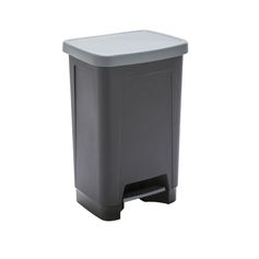 Poubelle à pédale noire 50L