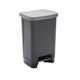 Poubelle à pédale noire 50L