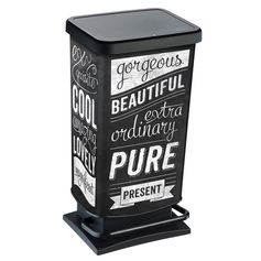 Poubelle à pédale PASO Hipster 40L