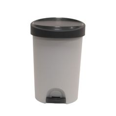 Poubelle à pédale STEPY 15L gris anthracite