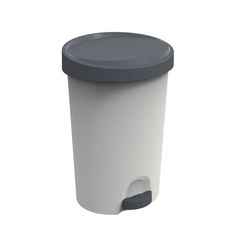 Poubelle à pédale STEPY 45L gris clair
