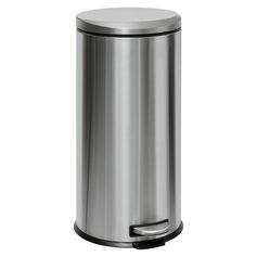 Poubelle ronde inox 30L