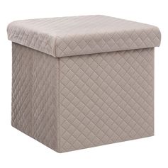 Pouf Mix'n Modul velours lin 31x31cm