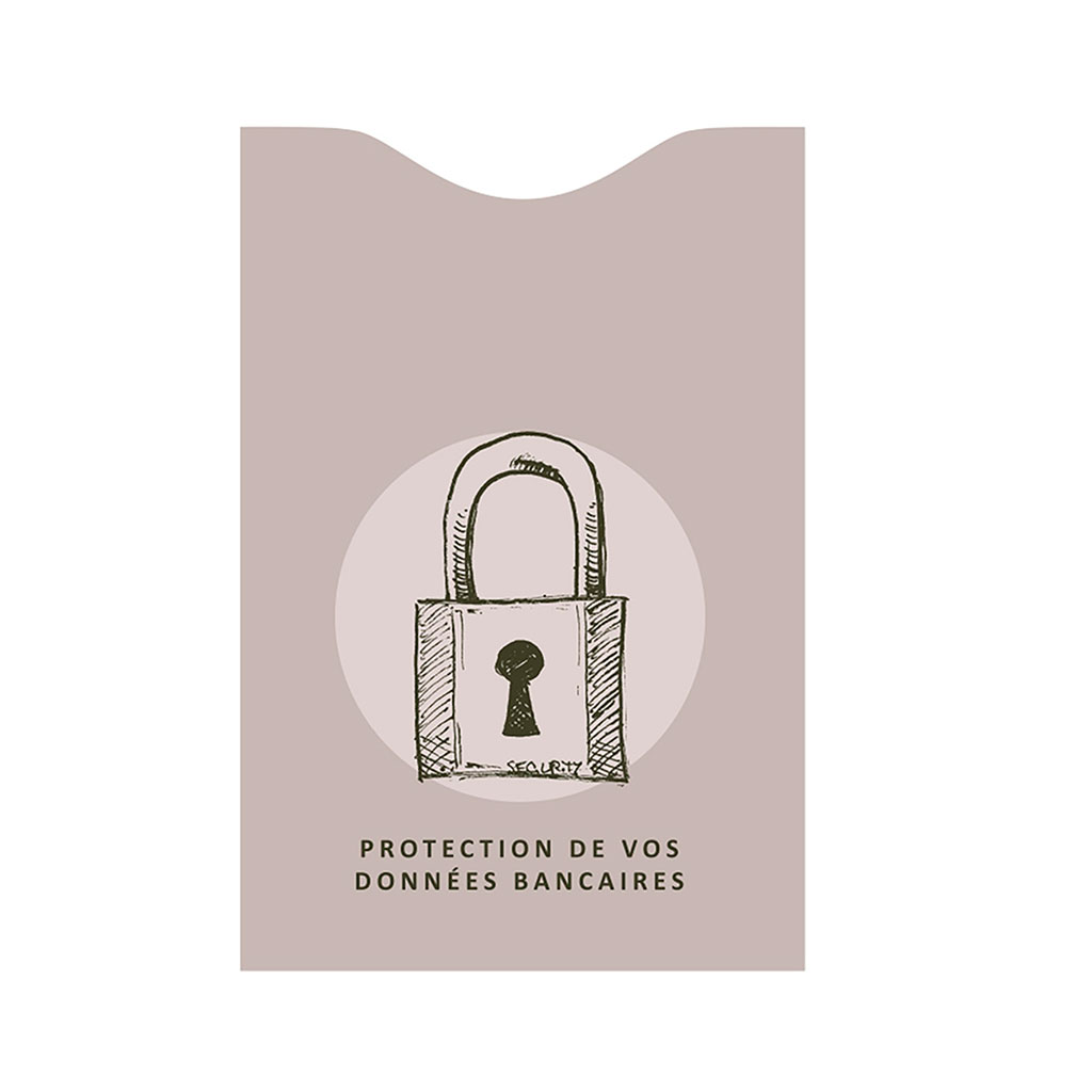 Protège carte anti-piratage 6x9x0.3cm