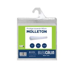 Protège traversin coton molleton 140cm