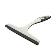 Raclette de douche blanche et grise 24.5x22cm
