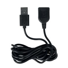 Rallonge pour câble USB noir 1.80m