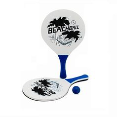 Raquette beachball bois 38x24cm