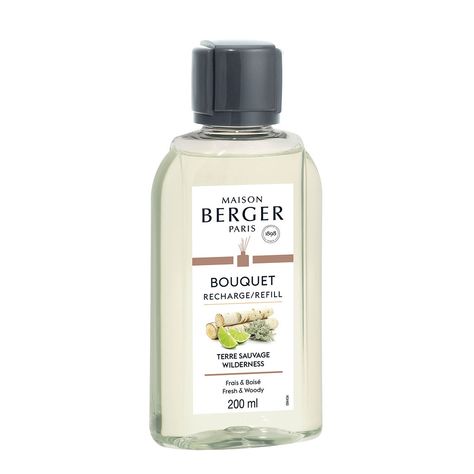 Recharge parfum pour lampe Berger terre sauvage 200ml - MAISON BERGER