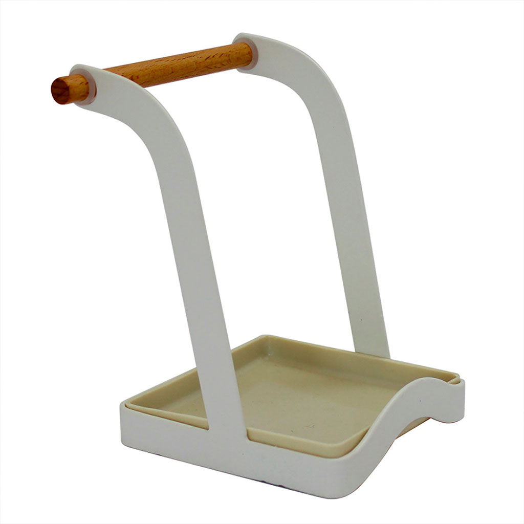 FISURA - Repose-cuillère En Silicone En Forme D'Œuf - Accessoire De Cuisine Original - 12x12 Cm