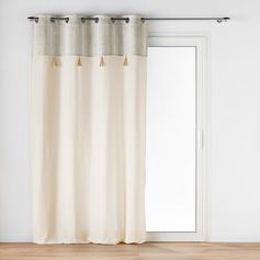 Rideau à œillets ISLAND poly coton 140x240cm