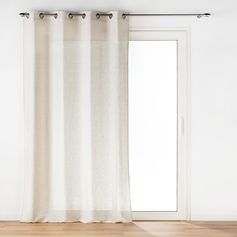 Rideau à œillets PAULINE poly coton lin 140x240cm