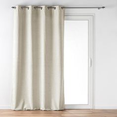 Rideau à œillets VERRA polyester lin 140x260cm