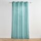 Rideau à œillets ZELINE sauge polyester et fil métallisé 140x260cm