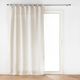 Rideau à passants PAULINE poly coton lin 140x240cm