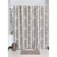 Rideau de douche motif BAHIA 180x180cm