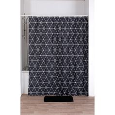 Rideau de douche OSAKA avec 12 anneaux 180x200cm