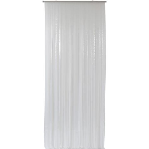 Rideau de porte lanières plastique transparent 90x220cm