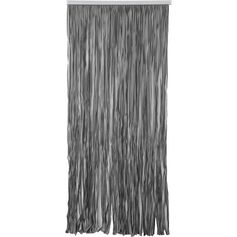 Rideau de porte lanières tressés gris 90x200cm