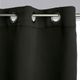 Rideau occultant à œillets noir 135x240cm