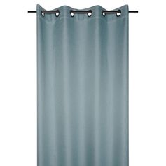 Rideau occultant COPENHAGUE polyester aqua 140x260cm