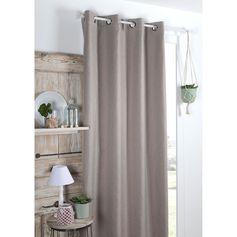 Rideau occultant COPENHAGUE polyester lin 140x260cm