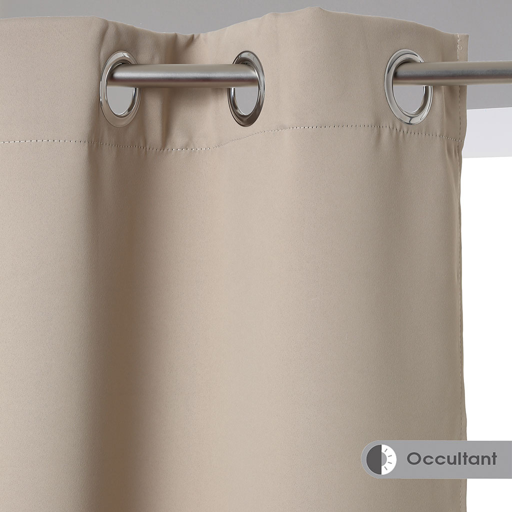 Rideau Thermique Occultant Terre Cuite – 135x240 Cm – Velours Doublé Polaire – Collection Nordica