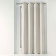 Rideau occultant polyester TRAMINA naturel 135x240cm