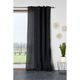 Rideau à œillets polyester noir 140x260cm