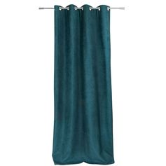 Rideau thermique occultant GALENA bleu canard 140x260cm