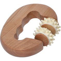 Rouleau de massage corps bois 9x11.5x3.8cm