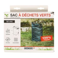 Sac à déchets verts imperméable réutilisable 160L