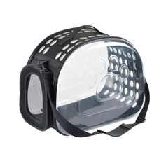 Sac à dos de transport capsule animaux noir 42x25x33cm