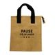 Sac isotherme papier kraft réutilisable 20x23x13cm
