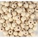 Sachet de 100 perles bois brut 10 mm