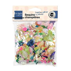 Sachet de sequins champêtre 50g