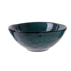 Saladier grès bleu D28cm