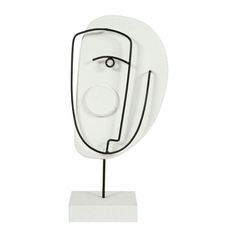 Sculpture visage H 25cm