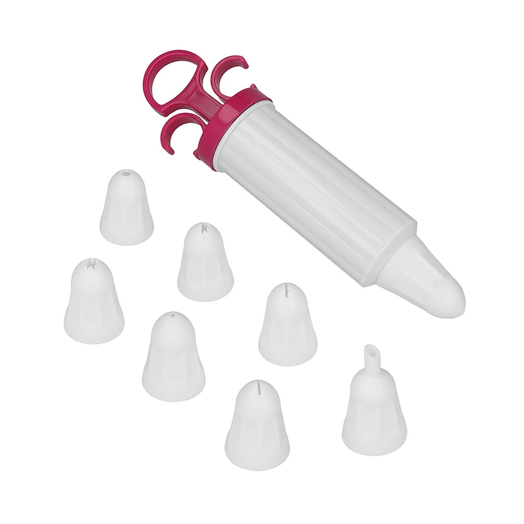 Seringue à pâtisserie et 8 douilles