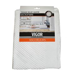 Serpillière tissage relief gaufré microfibre 50x60cm - VIGOR
