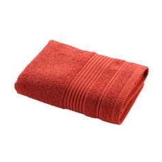 Serviette de toilette coton terracotta 50x90cm