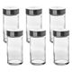 Set de 6 bocaux à épices verre 80ml
