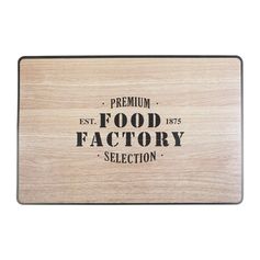 Set de table FACTORY plastique imprimé bois 45x30cm