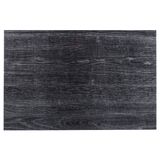 Set de table plastique effet bois noir 30x45cm
